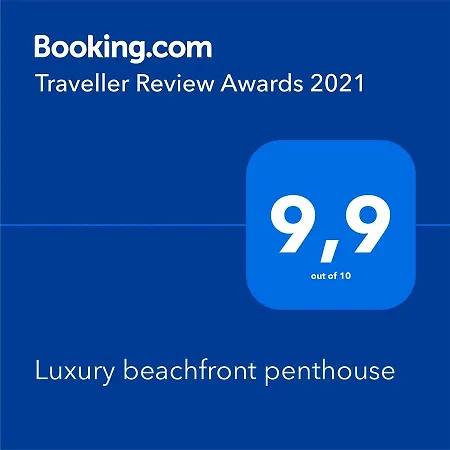 Luxury Beachfront Penthouse アパート エル・メダノ