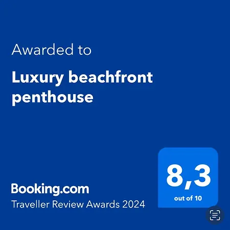 公寓 Luxury Beachfront Penthouse *